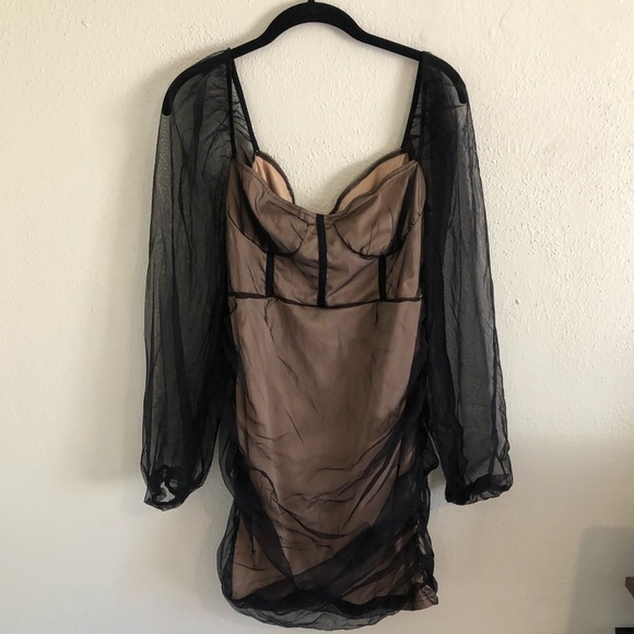 Shein Sheer Lace Mini Summer Dress - Picture 1 of 4